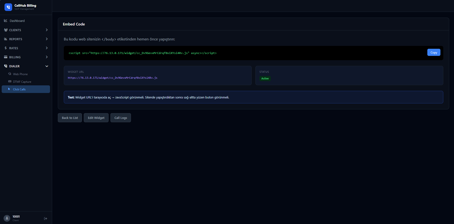 Client screenshot 7